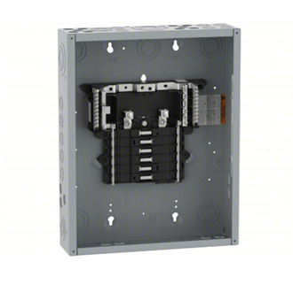 125 A Amps, 120/240V AC, 12 Spaces, 65 kA, 12 Max. No. of Tandem Breakers, Indoor